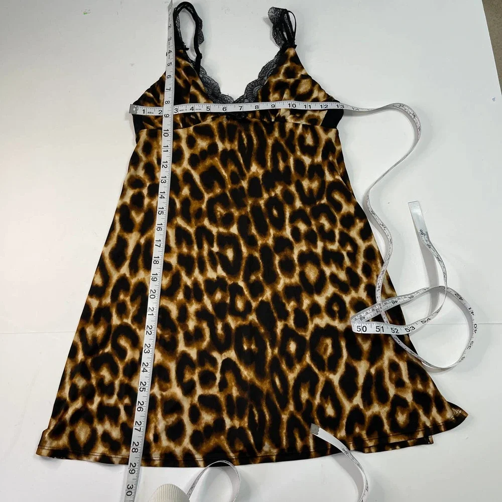 Betsey Johnson Women's Intimate Animal Print Chemise Gown, S - Picture 9 of 9